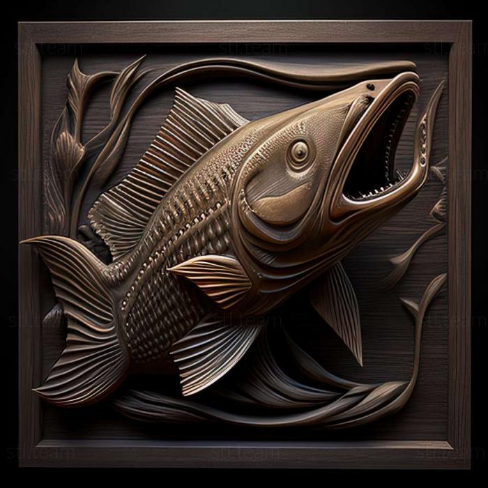 3D модель Американский сом рыба (STL)